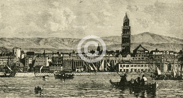 'Spalatro, from the Harbour', 1890.   Creator: Unknown.