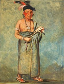 Span-e-o-née-kaw, The Spaniard, 1828. Creator: George Catlin