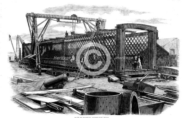 Span of Railway Bridge for India, 1858. Creator: Unknown.