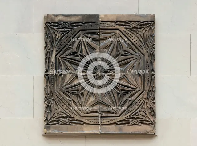 Spandrel Panel from the Saint Nicholas Hotel, St. Louis, Missouri, 1892/93. Creator: Adler & Sullivan.