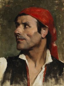 Spaniard, 1881. Creator: Helene Schjerfbeck