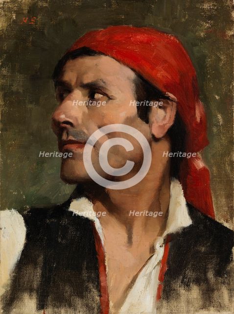 Spaniard, 1881. Creator: Helene Schjerfbeck.
