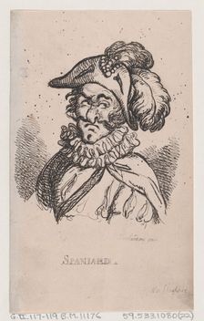Spaniard, April 1808., April 1808. Creator: Thomas Rowlandson