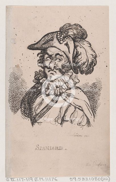 Spaniard, April 1808., April 1808. Creator: Thomas Rowlandson.