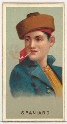 Spaniard, from World's Smokers series (N33) for Allen & Ginter Cigarettes, 1888. Creator: Allen & Ginter