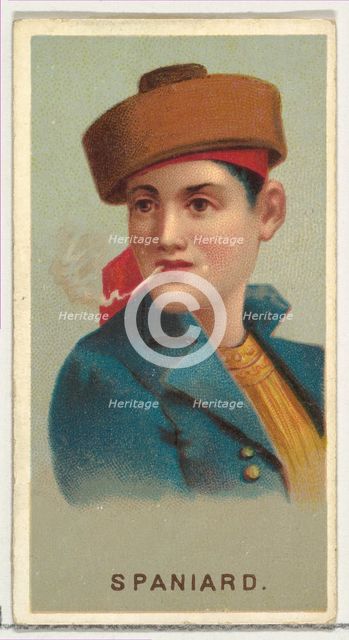 Spaniard, from World's Smokers series (N33) for Allen & Ginter Cigarettes, 1888. Creator: Allen & Ginter.