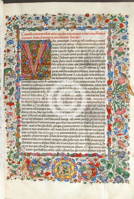 Spanish Translation of Saint Augustine's "City of God", 1446-82. Creator: Cano de Aranda.