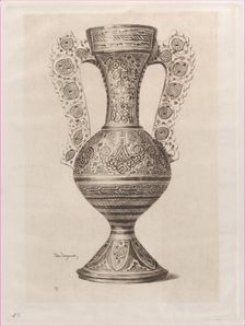 Spanish Vase, 1862. Creator: Jules-Ferdinand Jacquemart
