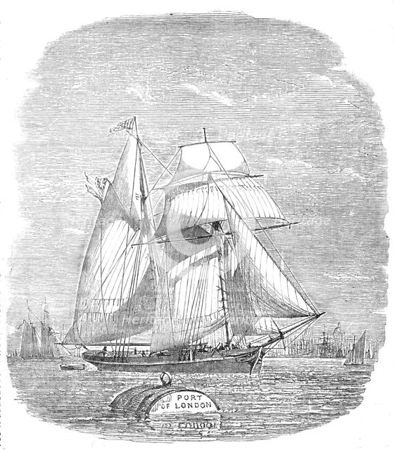 Spanish Vessel arriving with Christmas Fruit, 1854. Creator: Unknown.
