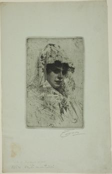 Spanish Woman, 1884. Creator: Anders Leonard Zorn