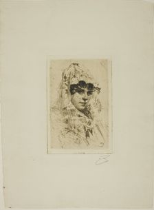 Spanish Woman, 1884. Creator: Anders Leonard Zorn