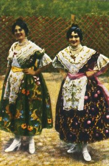 Spanish women in traditional costume, c1928. Creator: Unknown