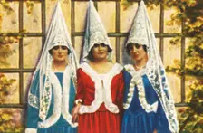 Spanish women in mantillas, c1928. Creator: Unknown