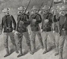 Spanish-American War (1898): United States Army, 13th Infantry Regiment, 1898. Creator: Unknown