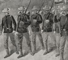 Spanish-American War (1898): United States Army, 13th Infantry Regiment, 1898. Creator: Unknown
