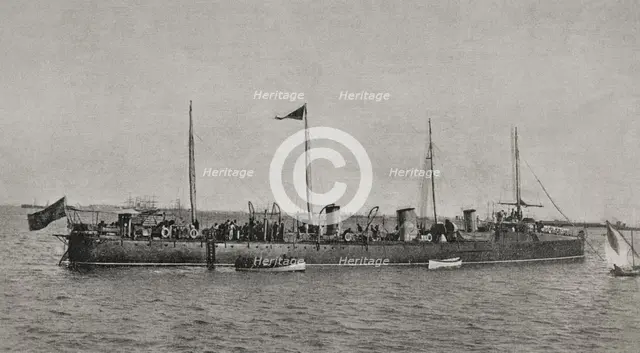 Spanish-American War (1898): destroyer "Terror", 1898.  Creator: Unknown.