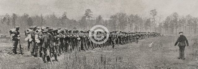Spanish-American War (1898): reconcentration of American troops, 1898.  Creator: Unknown.