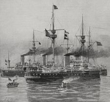 Spanish-American War (1898): ships of the Spanish navy, 1898. Creator: Enrique Laporta Valor
