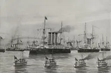 Spanish-American War (1898): Spanish navy torpedo hunters, 1898. Creator: Enrique Laporta Valor