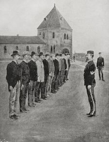 Spanish-American War: US war preparations following the sinking of the "Maine", 1898. Creator: Unknown