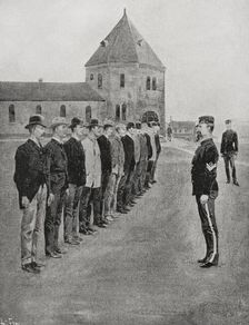 Spanish-American War: US war preparations following the sinking of the "Maine", 1898. Creator: Unknown