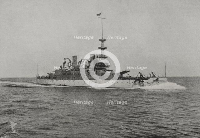 Spanish-American War: USS Massachusetts, US navy, 1898. Creator: Unknown.