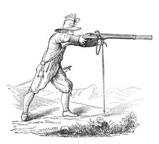 Spanish arquebusier, 16th century, (1881). Creator: Unknown