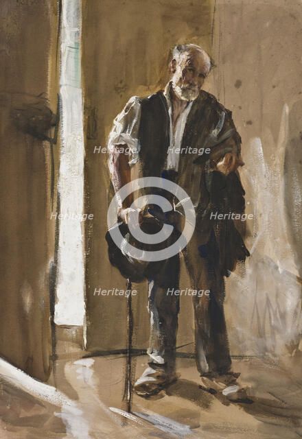 Spanish Beggar, 1882. Creator: Ernst Josephson.