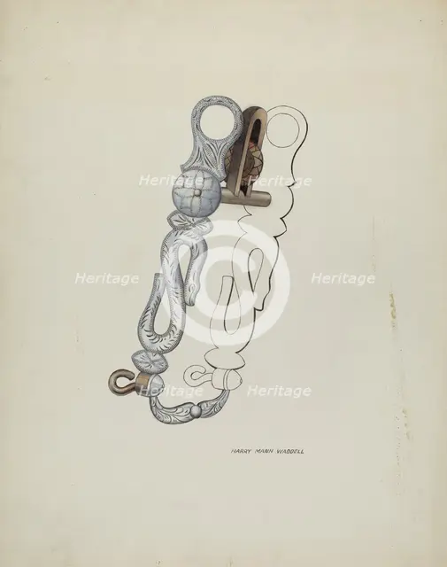 Spanish Bit, c. 1936. Creator: Eva Fox.