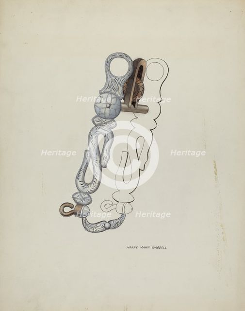 Spanish Bit, c. 1936. Creator: Eva Fox.