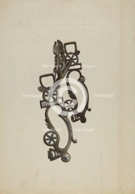 Spanish Bit, c. 1937. Creator: Gerald Transpota.