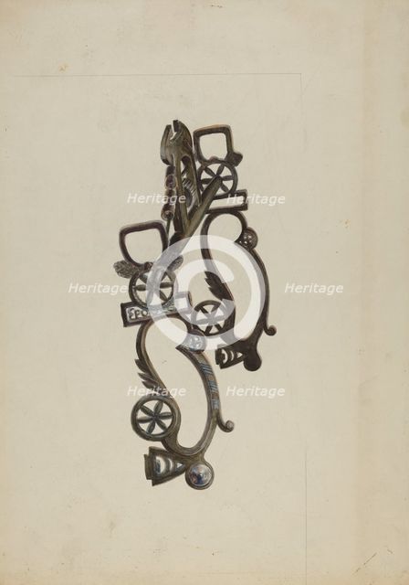 Spanish Bit, c. 1937. Creator: Gerald Transpota.