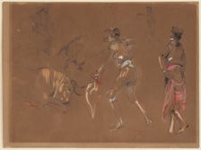 Spanish Bullfight, 19th century. Creator: John Frederick Lewis