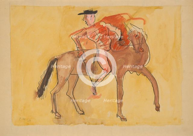 Spanish Bullfighter, 1936. Creator: Cyprian Majernik.