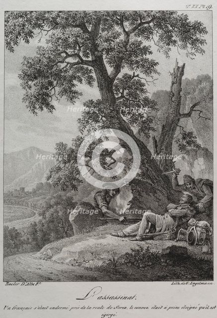 Spanish Campaign: The Assassination. Creator: Baron Louis Albert Guillain Bacler d'Alber (French, 1761-1824).