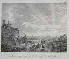 Spanish Campaign: A Building Fortified by the French near Valladolid. Creator: Baron Louis Albert Guillain Bacler d'Alber (French, 1761-1824)
