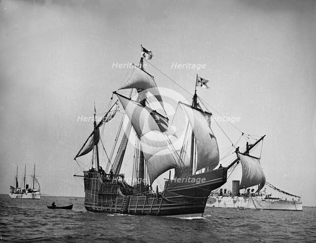 Spanish caravel Santa Maria, 1892. Creator: Unknown.