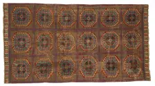 Spanish Carpet with a Turkish Pattern, c. 1450-1500. Creator: Unknown