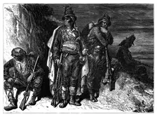 Spanish coastguardsmen, c1890
