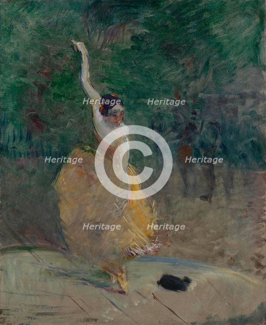 Spanish Dancer, 1883-1885. Creator: Toulouse-Lautrec, Henri, de (1864-1901).