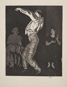 Spanish Dancer No. II, pub. 1923. Creator: Laura Knight (1877 - 1970)