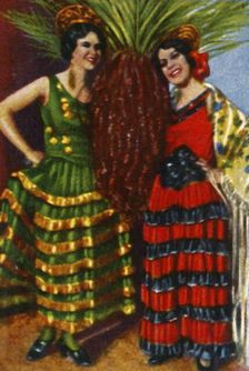 Spanish dancers, c1928. Creator: Unknown