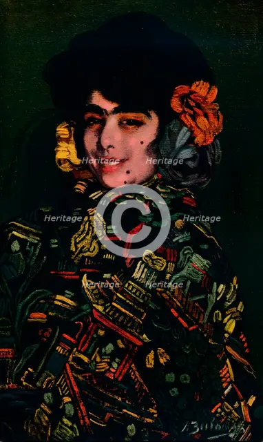 'Spanish Girl', 1907, (1932). Artist: Ignacio Zuloaga.
