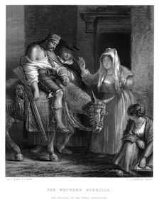 Spanish guerilla brought to safety, Pensinular War, c1809 (c1840-1897). Artist: JC Armytage