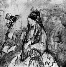 Spanish Ladies 19th century, (1930).Artist: Constantin Guys