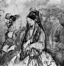 Spanish Ladies 19th century, (1930).Artist: Constantin Guys