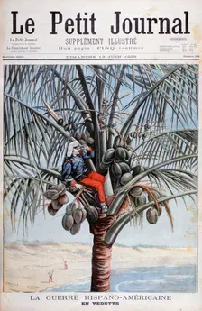 Spanish lookout, Spanish-American War, 1898. Creator: F Meaulle