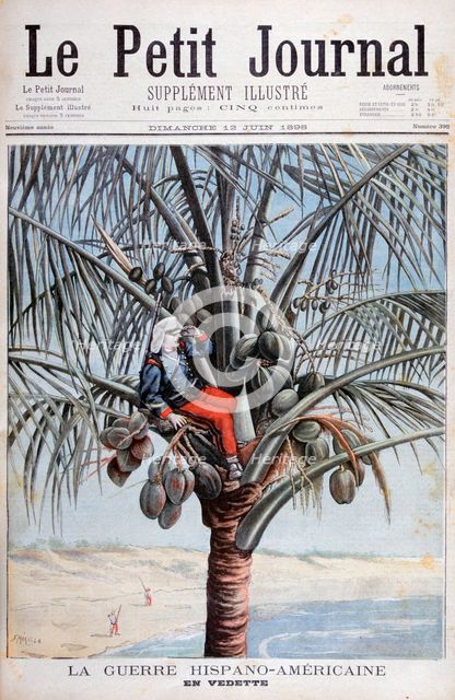 Spanish lookout, Spanish-American War, 1898. Creator: F Meaulle.