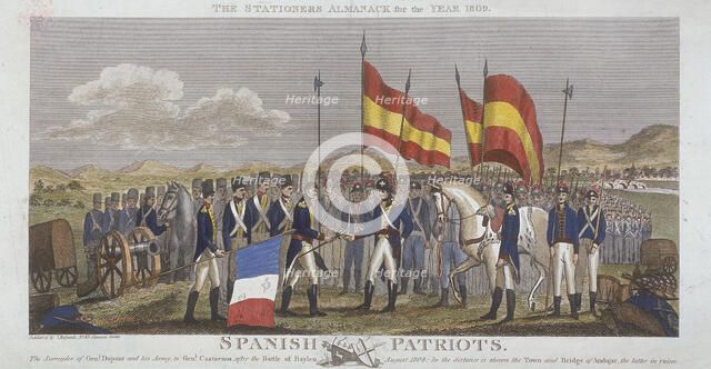 Spanish patriots, 1809. Artist: Anon