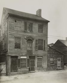 Spanish priest's house, 311-313 Market Street, Natchez, Adams County, Mississippi, 1938. Creator: Frances Benjamin Johnston